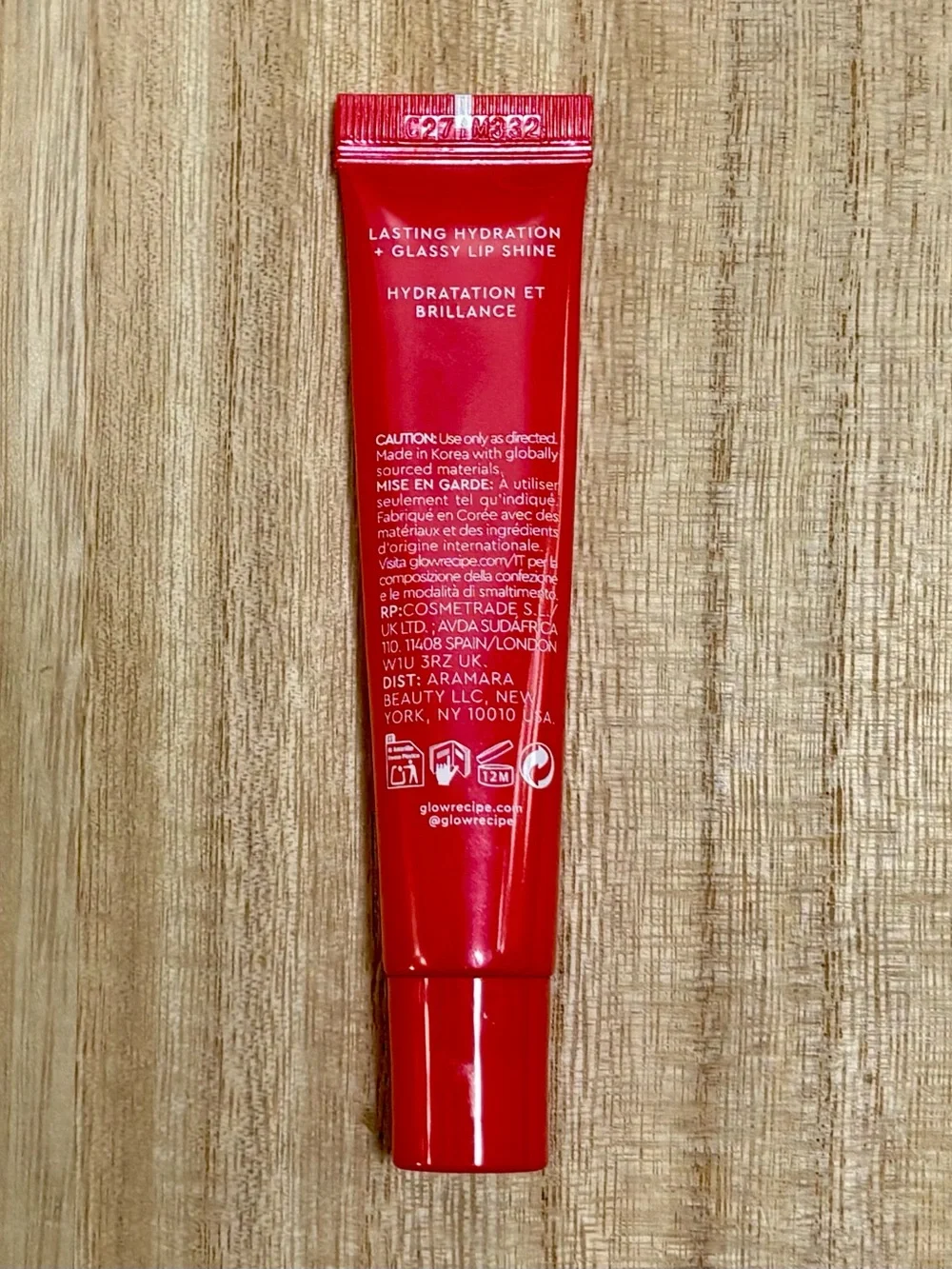Glow Recipe Glass Balm Strawberry Bingsoo Lip Balm